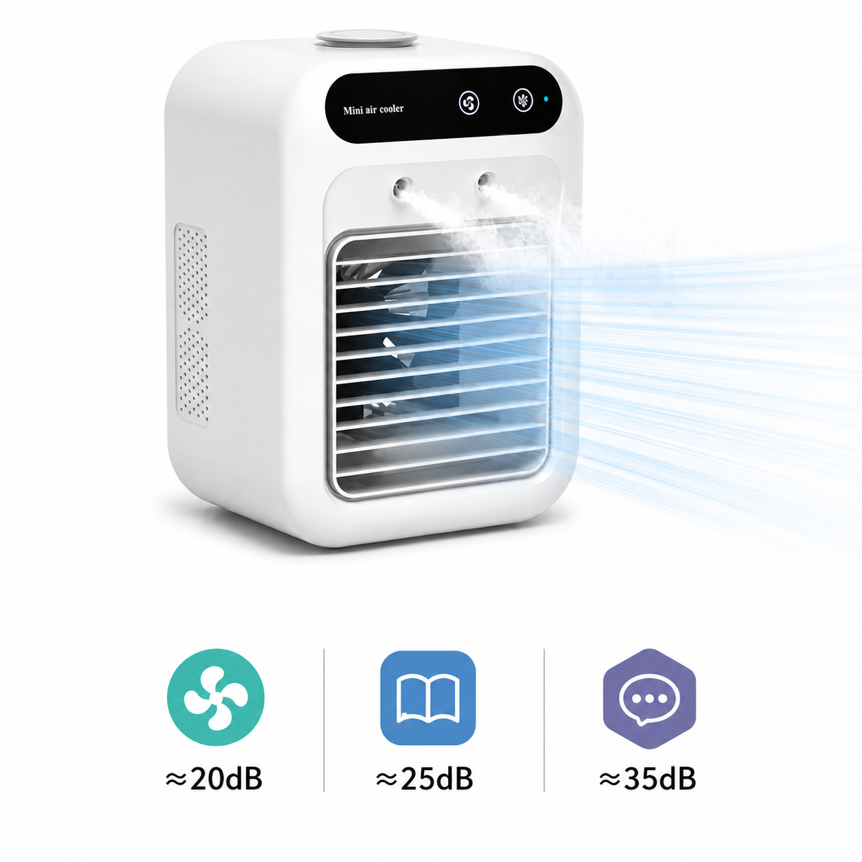 Portable Atomizer Air Cooler for Office & Home 20db