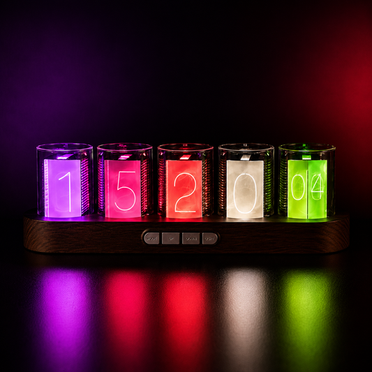 Retro Glow Tube Clock