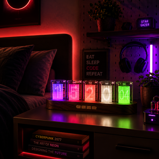 Retro Glow Tube Clock